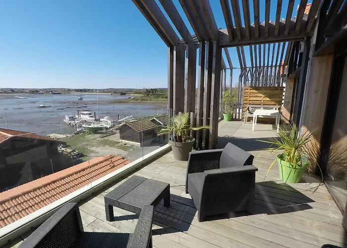 T3 Wifi Les Perles De L Aiguillon Vue Bassin 1ere Ligne 4 A 6 Personnes * Arcachon